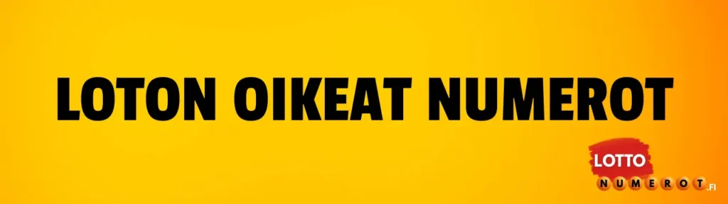 loton oikeat numerot lottonumerot.fi